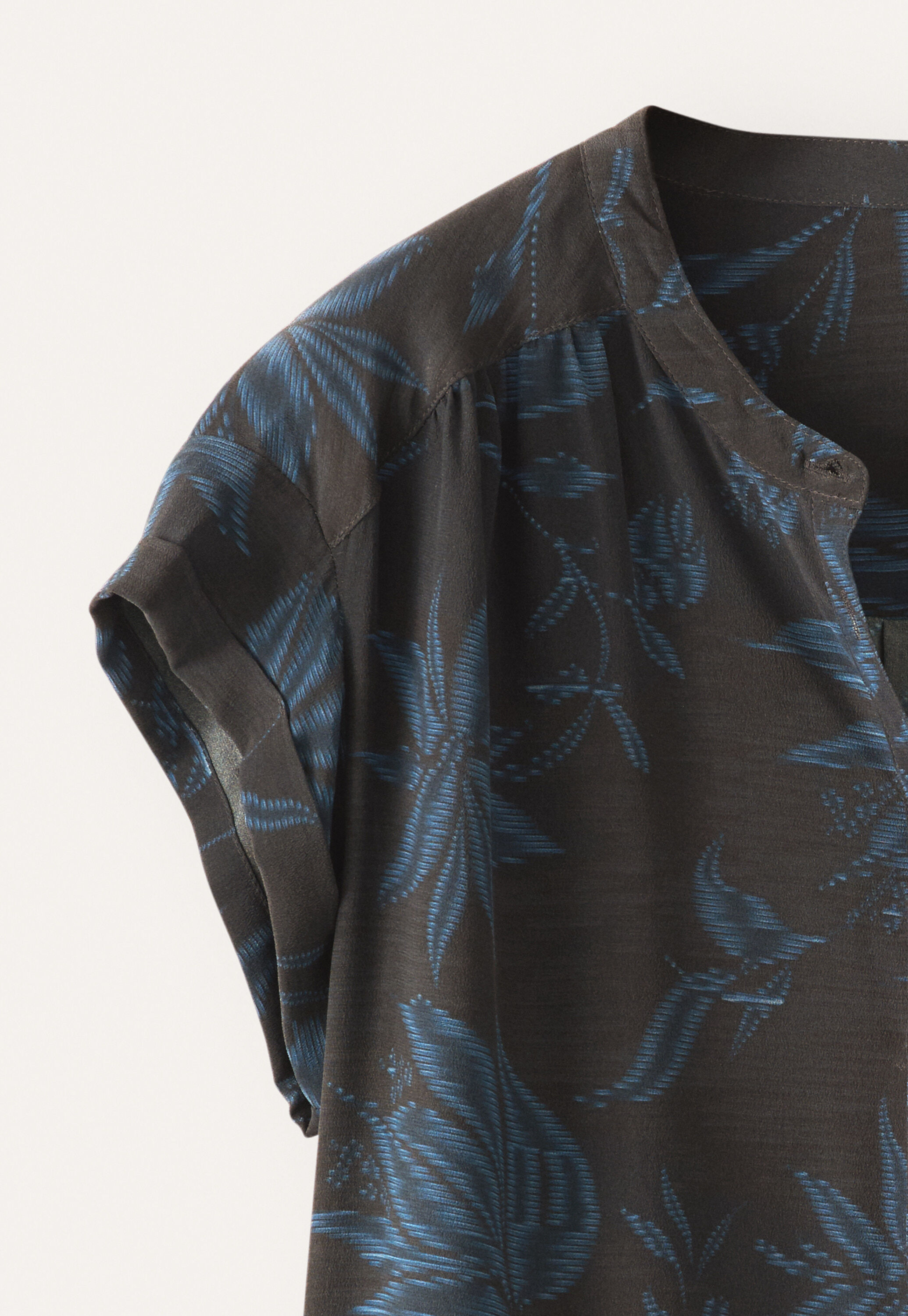 Printed boxy shirt
