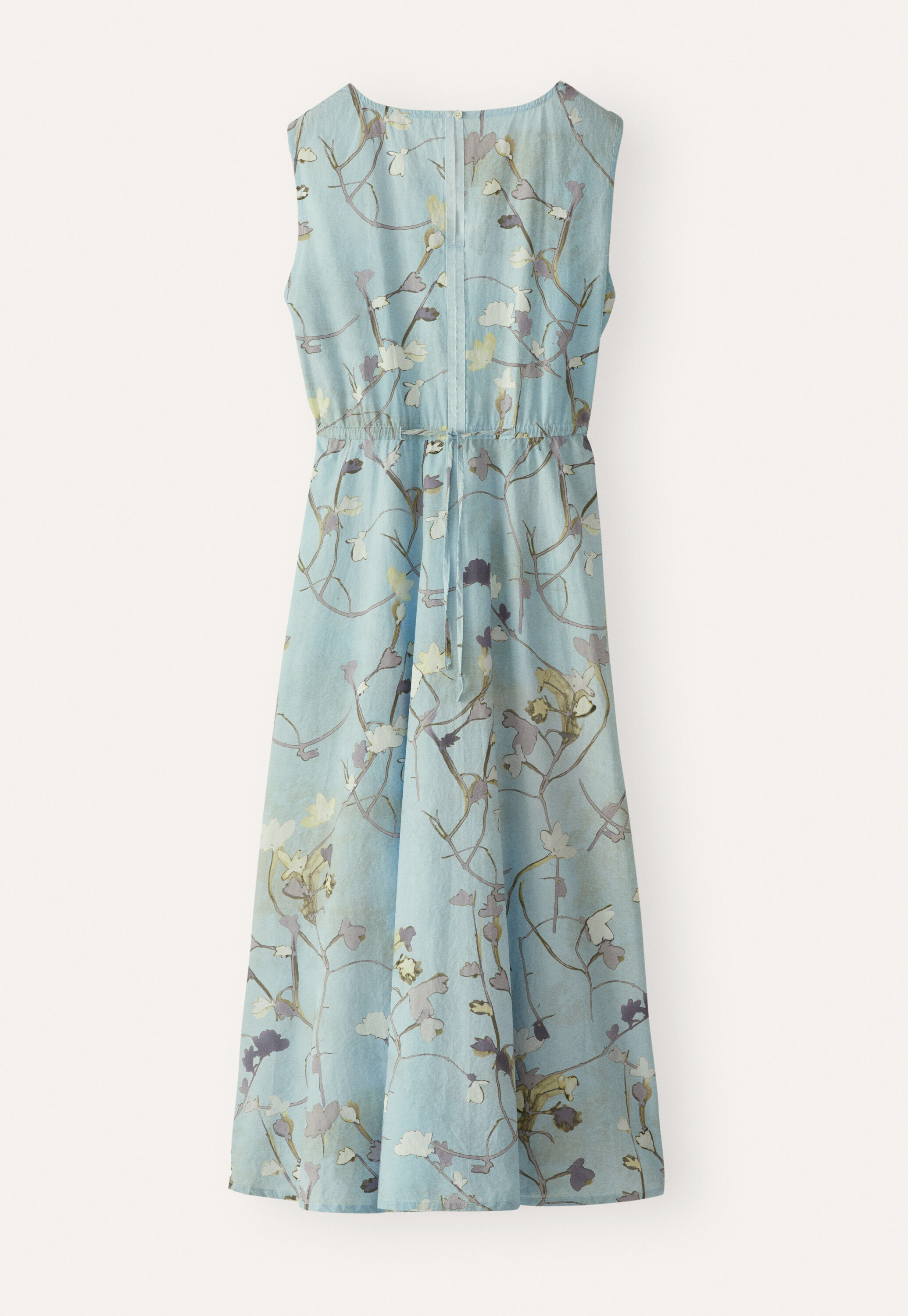 Printed v-neck dress