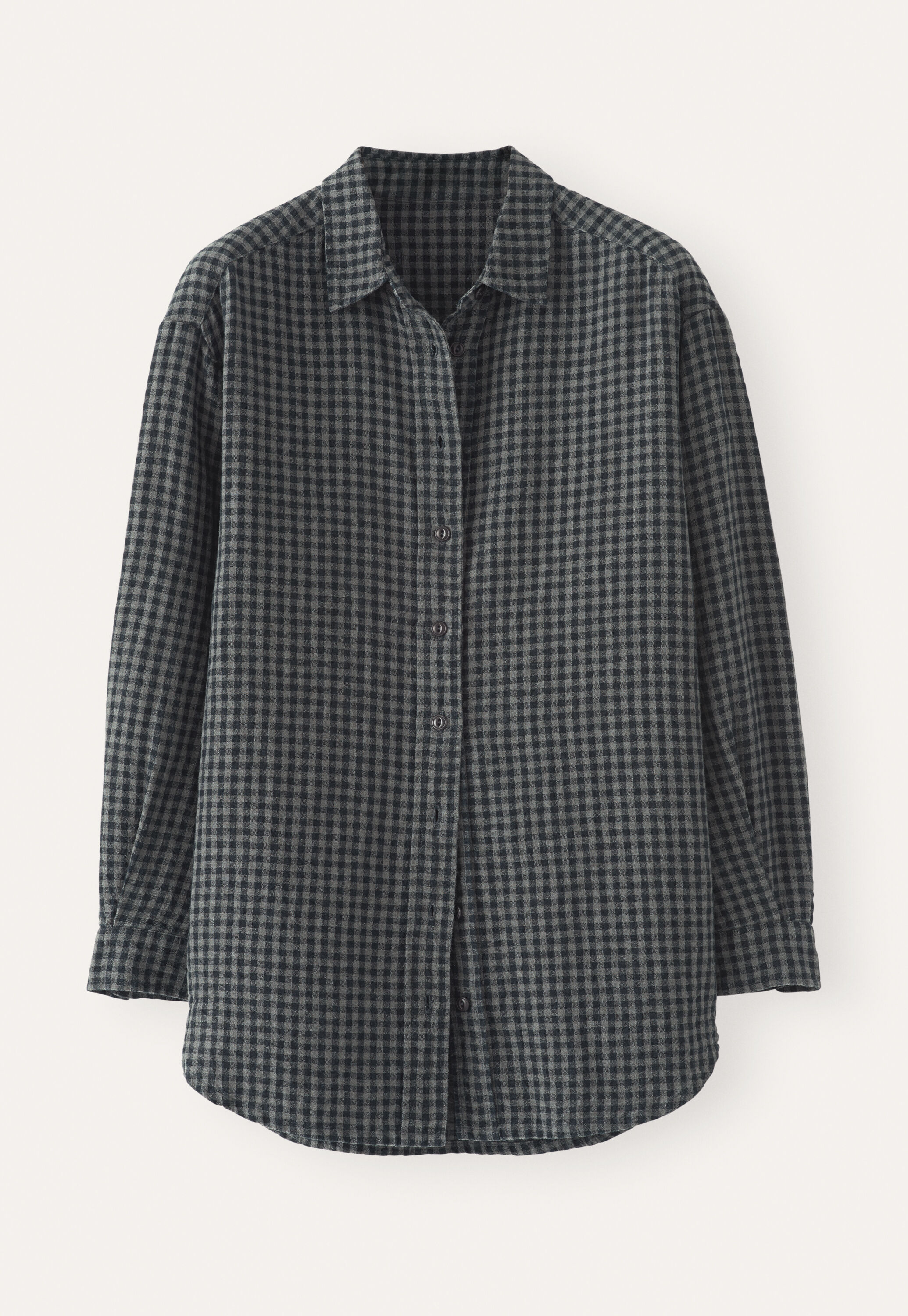 Gingham checked shirt