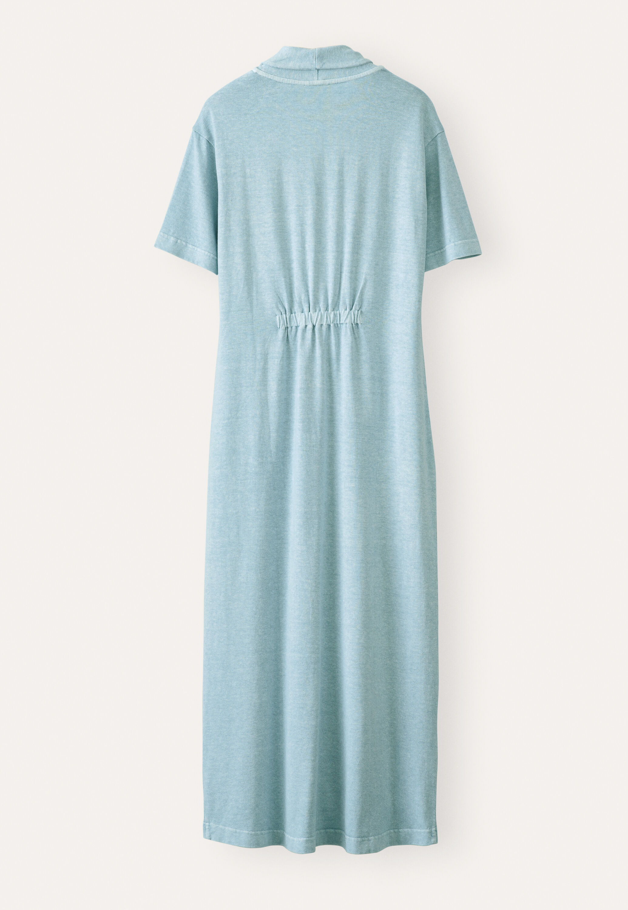 Shawl-collar dress