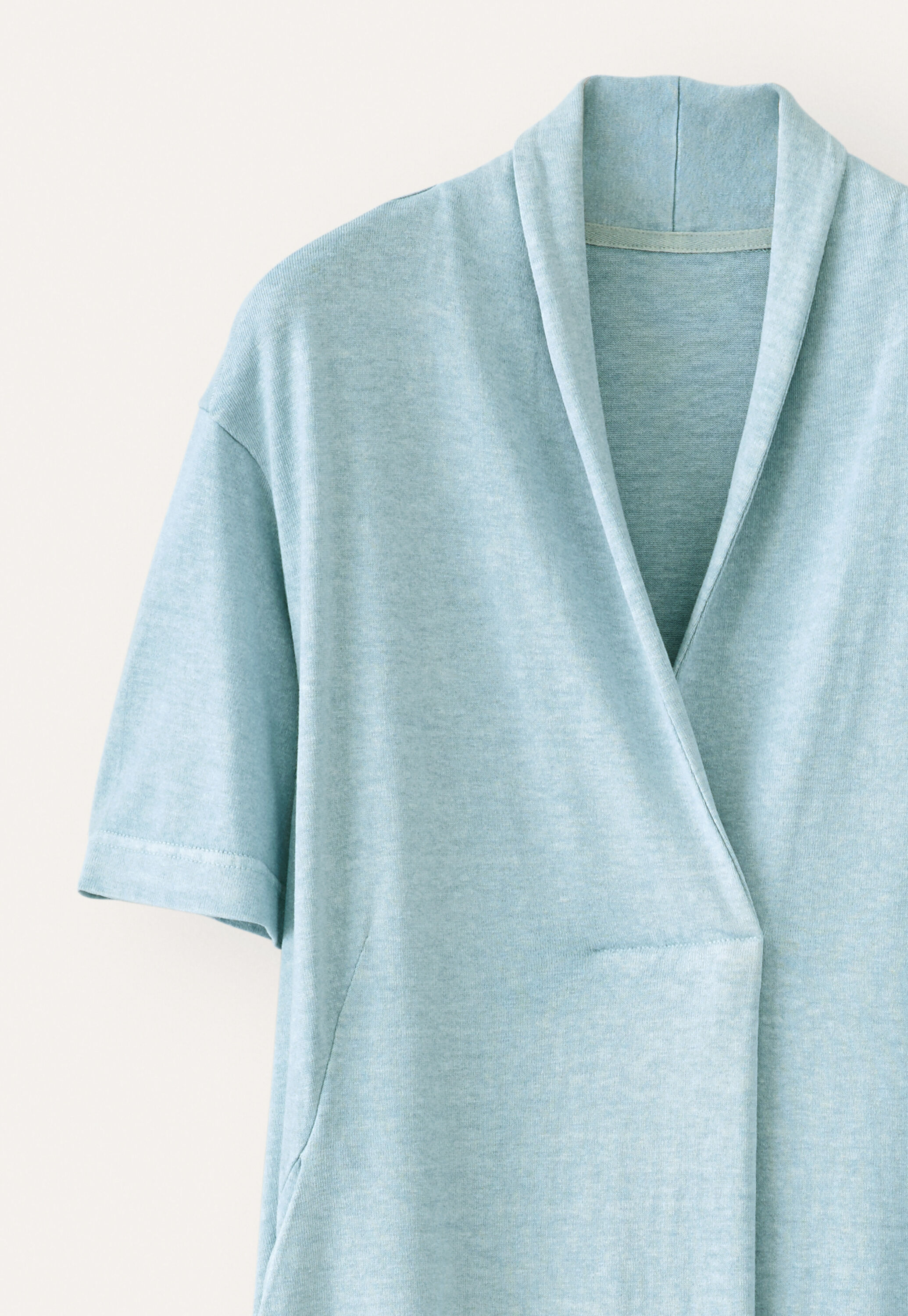 Shawl-collar dress