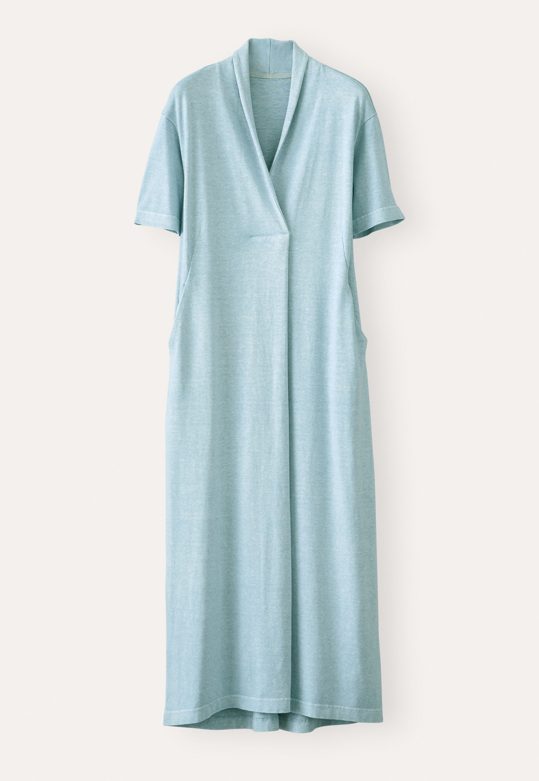 Shawl-collar dress