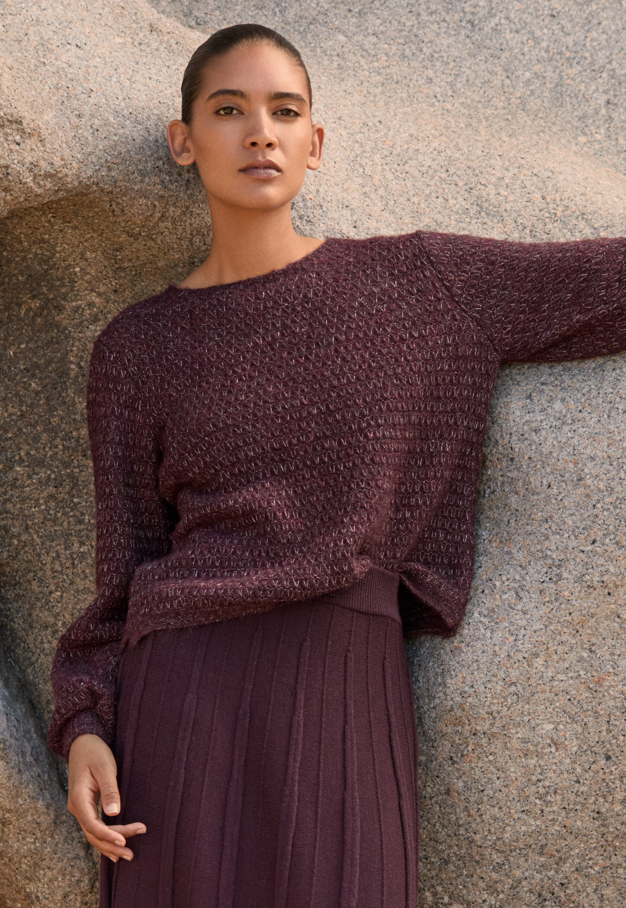 Silk & cotton T-shirt
