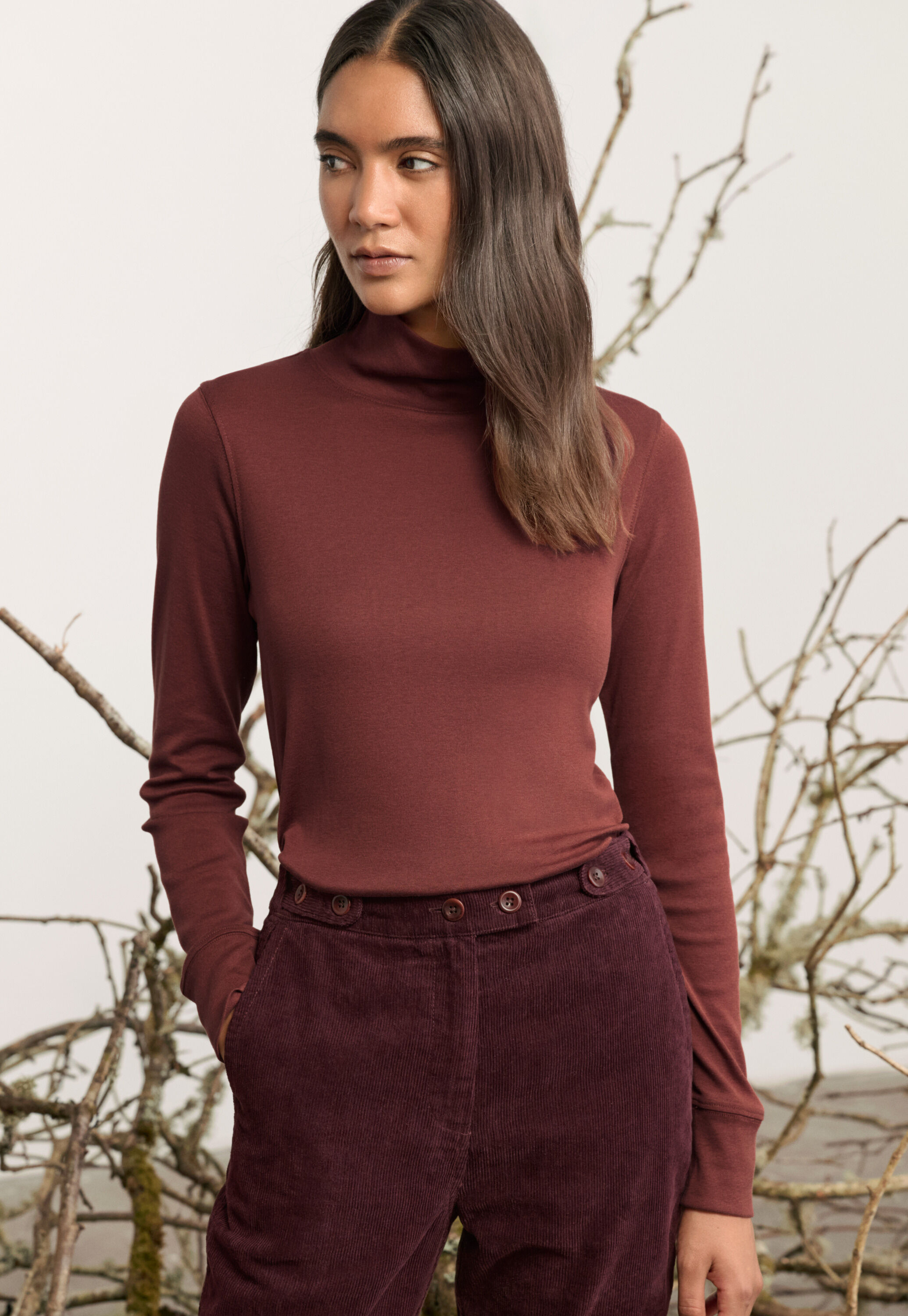 Silk & cotton T-shirt